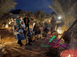 zagora camp at night